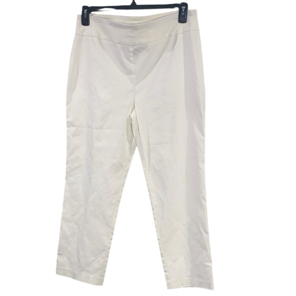 Attyre Pants - Attyre New York Women's Off- White or Cream Pull-On Ankle Pants Size 14